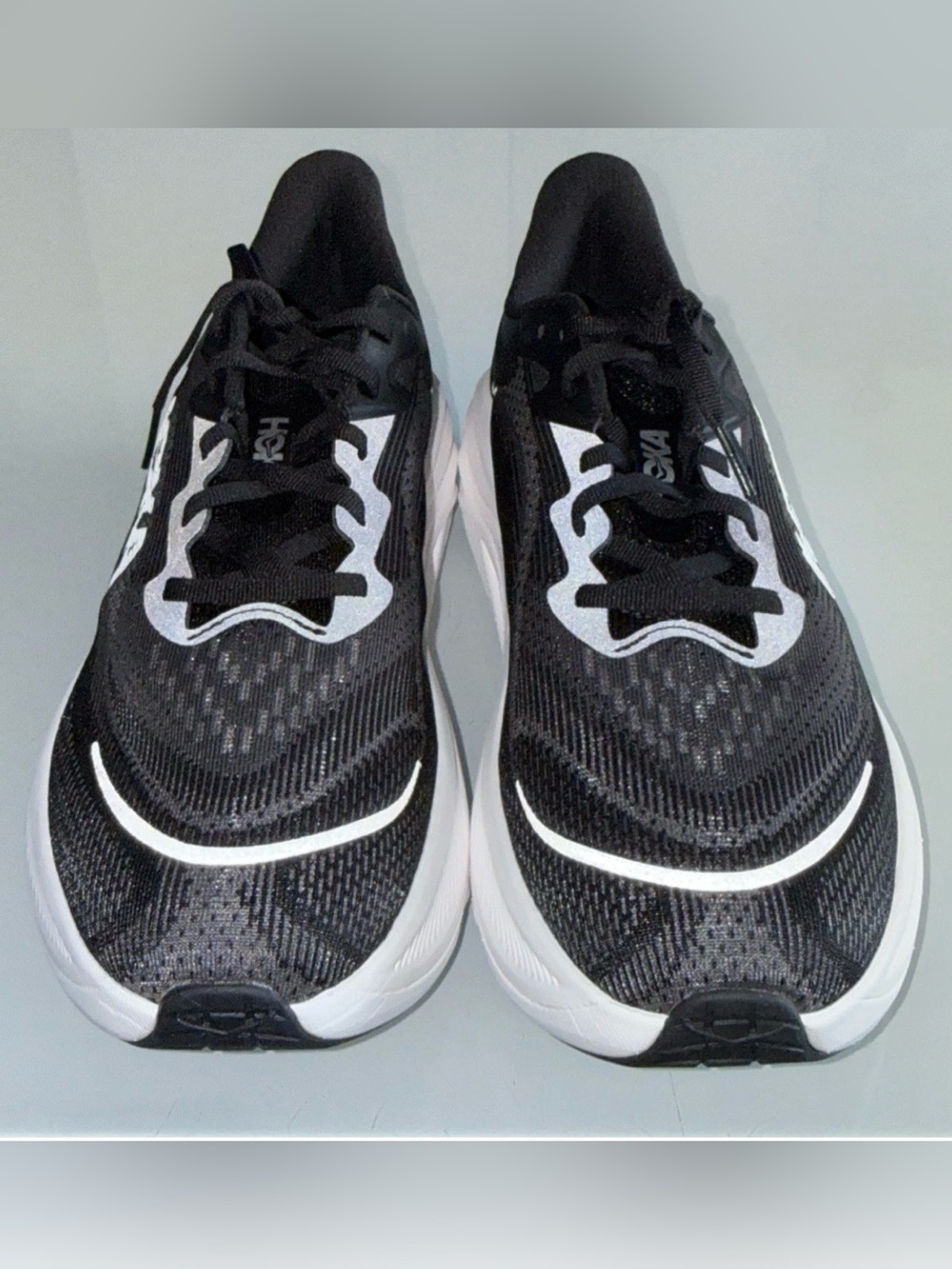 Hoka ONE ONE 🔥 Skyflow Black Athletic Running Sneakers Sz 12 1155111 BWHT NEW - Picture 12 of 14
